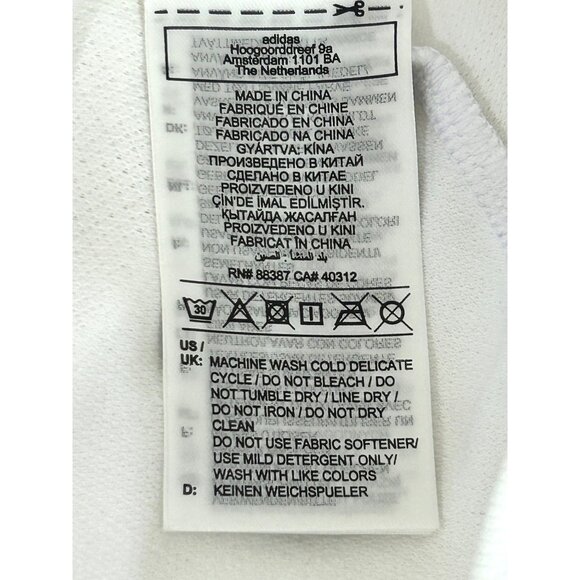 Adidas Men’s Polo Shirt Tennis Golf S White Training Essentials Short Sleeve - Picture 12 of 16